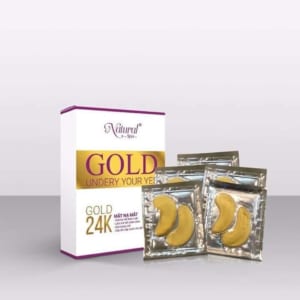 MẶT NẠ TRỊ THÂM MẮT NATURAL SPA || GOLD 24K